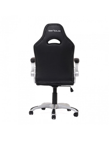 Scaun gaming/racing X by Serioux, Ares, ajustabil, piele