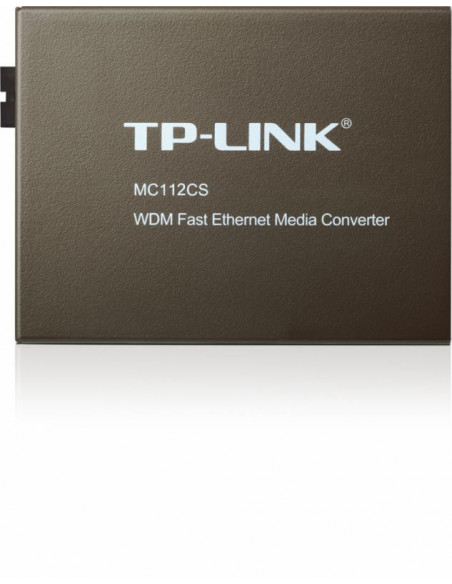 Switch media convertor TP-Link, 2 porturi (1x100Mbps SC