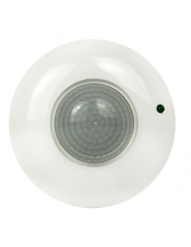 Senzor de miscare Hepol, interior (IP20), alb, 360