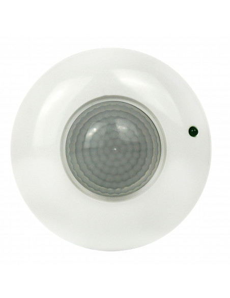 Senzor de miscare Hepol, interior (IP20), alb, 360