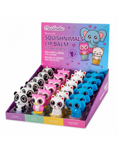 BALSAM DE BUZE, BRELOC SQUISHNIMALS 1,8G,MARTINELIA1091C