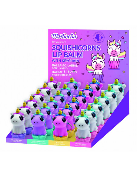 BALSAM DE BUZE, BRELOC SQUISHICORNS,1.8G,MARTINELIA1090C