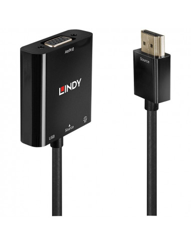 Adaptor Lindy LY-38285, HDMI to VGA and Audio Converter
