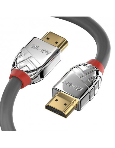 Cablu Lindy LY-37871, High Speed HDMI, Crom,LY-37871