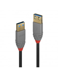 Cablu transfer Lindy LY-36761, USB 3.1 Extension, 1m, Anthra
