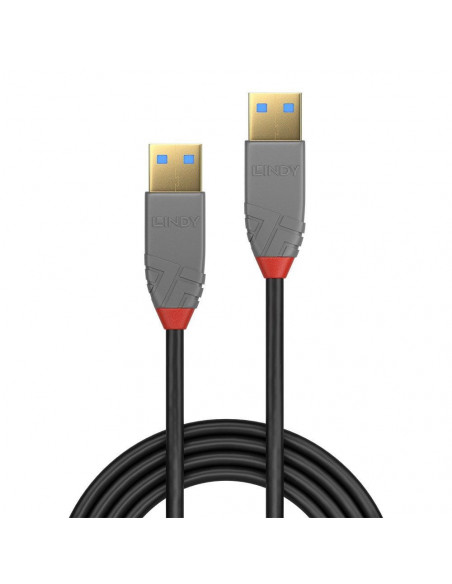 Cablu Lindy LY-36753, USB 3.2 Type A, 3m, Anthra Line,LY-36753