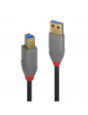 Cablu transfer Lindy LY-36743, USB 3.2 Type A to B, 3m, Anthra