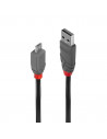 Cablu transfer Lindy LY-36733, USB 2.0 Type A to MicroUSB, 2m