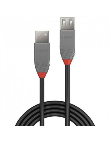 Cablu transfer date Lindy LY-36704, USB 2.0 Male tip A - USB