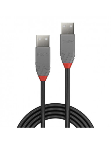 Cablu transfer date Lindy LY-36694, USB 2.0 Type A to A, 3m
