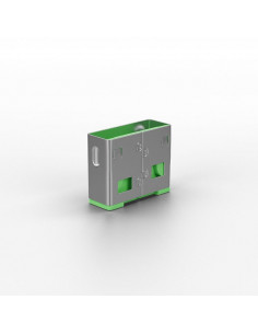 Adaptor USB Locks Lindy, 10 USB, verde,LY-40461