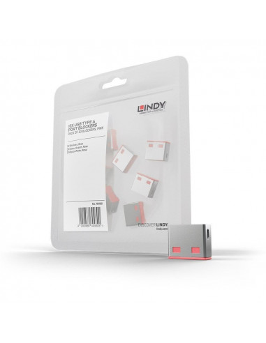 Adaptor USB Locks Lindy, 10 USB, verde,LY-40461