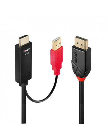 Cablu Lindy LY-41426, HDMI to DisplayPort Adapter