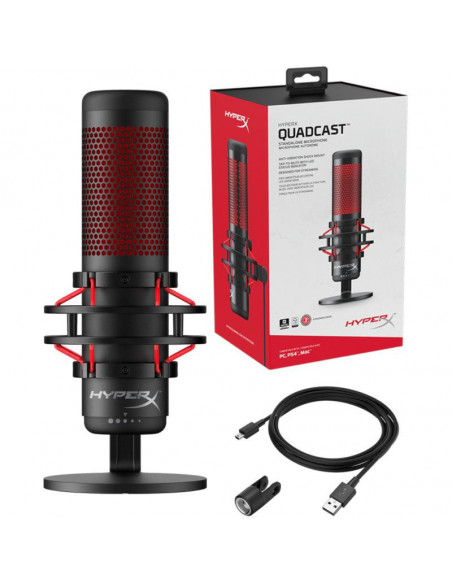 4P5P6AA,Microfon HP HyperX QuadCast, negru