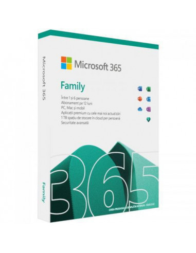 SW RET MICROSOFT 365 FAMILY/ENG P8 6GQ-01556 MS,6GQ-01556