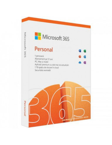 Licenta Cloud Retail Microsoft 365 Personal English Subscriptie