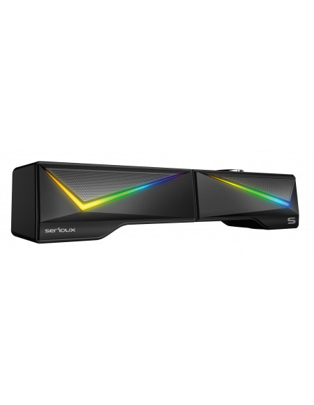 Boxe gaming 2.0 Blys RGB, functie Dual Mode Bluetooth, putere: Boxe gaming 2.0 Blys RGB, functie Dual Mode Bluetooth, putere: