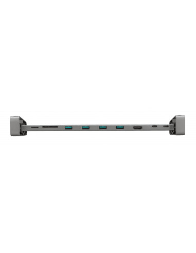 Dock USB Trust Dalyx, 10 porturi USB-C, aluminiu,TR-23417