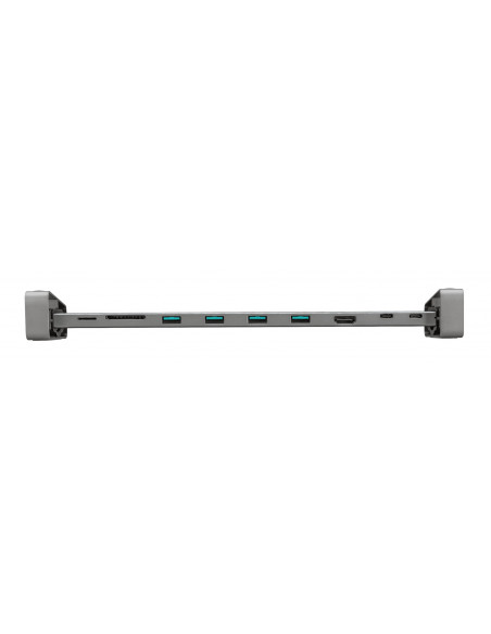 Dock USB Trust Dalyx, 10 porturi USB-C, aluminiu,TR-23417