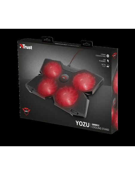 Stand racire Laptop Trust GXT 278 Yozu, negru,TR-20817