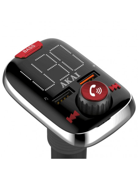 Modulator FM Akai BT FMT-74BT BLUETOOTH HANDSFREE CAR KIT FM