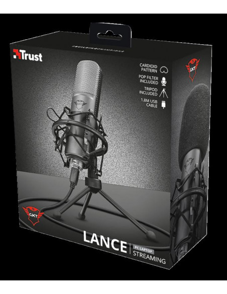 Microfon Trust GXT 242 Lance Streaming Mic,TR-22614