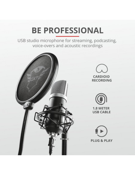 Microfon Trust GXT 252 Emita Streaming,TR-21753