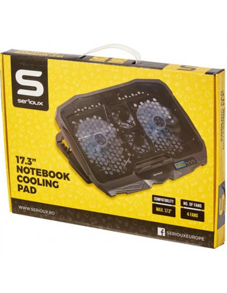 Cooling pad Serioux, SRXNCP025, Dimensiuni: 390*280*28mm