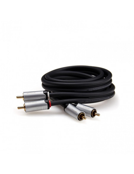 Cablu audio Serioux Premium Gold, 2 porturi RCA tata - 2