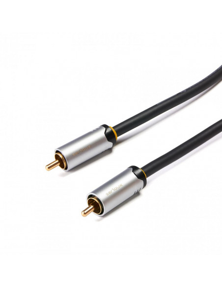 Cablu audio-video Serioux Premium Gold, RCA tata - RCA tata