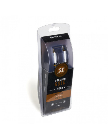 Cablu audio-video Serioux Premium Gold, RCA tata - RCA tata