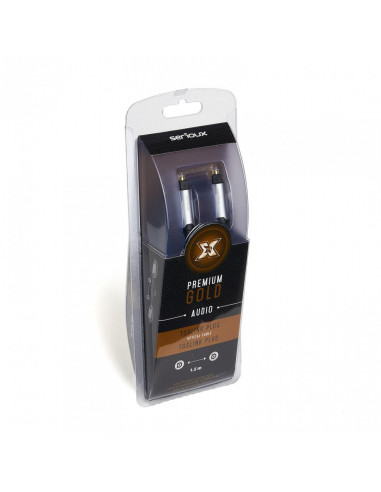 Cablu audio optic Serioux Premium Gold, conectori Toslink