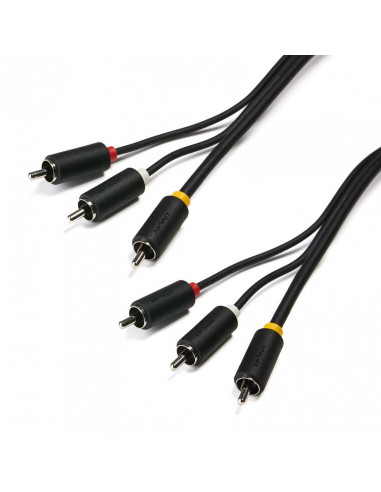 Cablu audio-video Serioux, 3 porturi RCA tata - 3 porturi RCA
