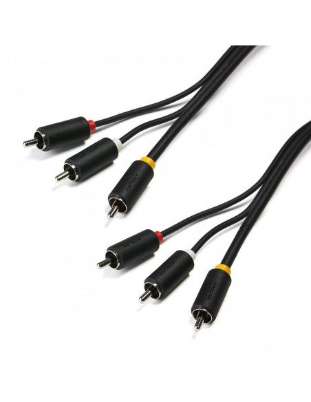 Cablu audio-video Serioux, 3 porturi RCA tata - 3 porturi RCA