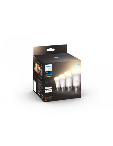 Pachet 4 becuri LED Philips Hue, Bluetooth, Zigbee, A60, E27