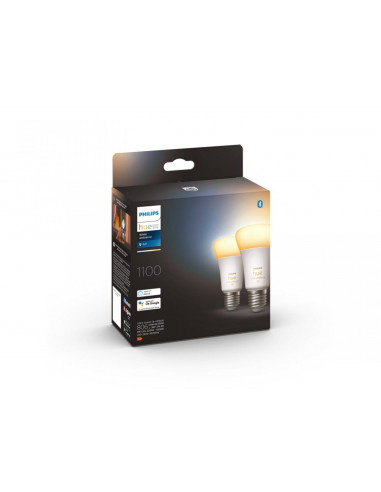Pachet 2 becuri LED inteligente Philips Hue, Bluetooth, Zigbee