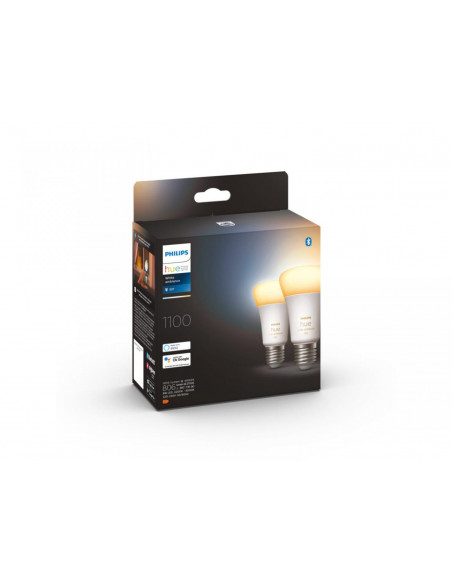 Pachet 2 becuri LED inteligente Philips Hue, Bluetooth, Zigbee