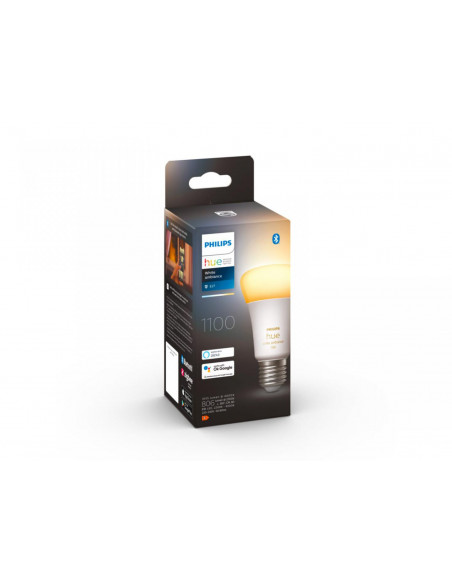 Bec LED inteligent Philips Hue, Bluetooth, Zigbee, A60, E27, 8W