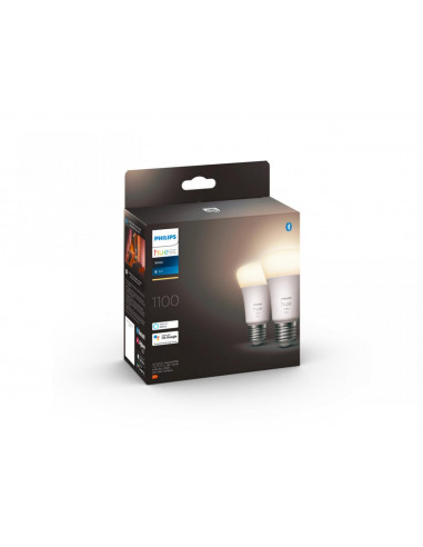 Pachet 2 becuri LED inteligente Philips Hue, Bluetooth, Zigbee