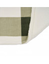 Patura fleece cu blanita model Carouri Verzi 150x200
