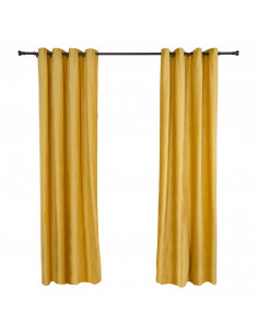 Set 2 draperii catifea 140x270 cm - Galbene,HR-VDR140-YLW 2