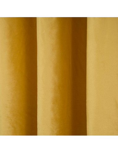 Set 2 draperii catifea 140x270 cm - Galbene,HR-VDR140-YLW Set 2 draperii catifea 140x270 cm - Galbene,HR-VDR140-YLW