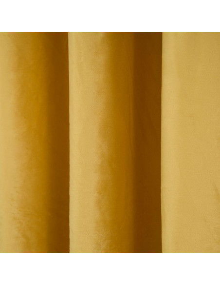 Set 2 draperii catifea 140x270 cm - Galbene,HR-VDR140-YLW Set 2 draperii catifea 140x270 cm - Galbene,HR-VDR140-YLW