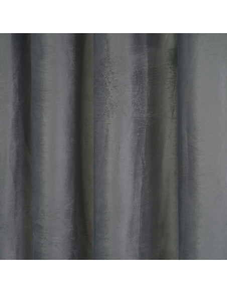 Set 2 draperii catifea 140x270 cm - Gri,HR-VDR140-GREY