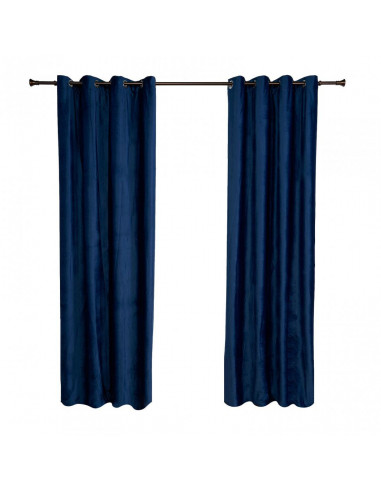 Set 2 draperii catifea 140x270 cm- Albastre,HR-VDR140-BLUE Set 2 draperii catifea 140x270 cm- Albastre,HR-VDR140-BLUE