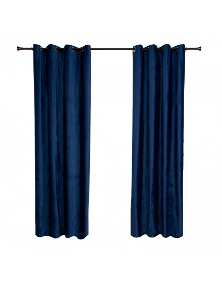 Set 2 draperii catifea 140x270 cm- Albastre,HR-VDR140-BLUE Set 2 draperii catifea 140x270 cm- Albastre,HR-VDR140-BLUE