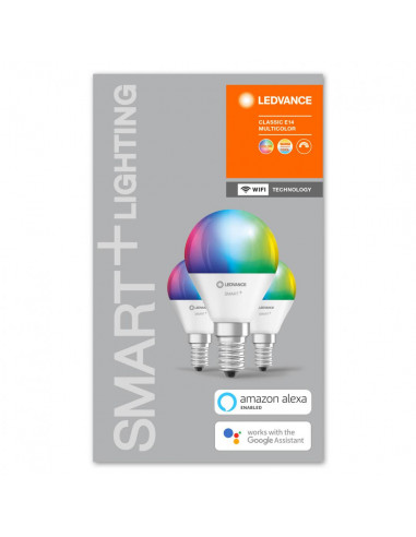 Set 3 becuri Led Ledvance SMART+ WiFi Mini Bulb Multicolour