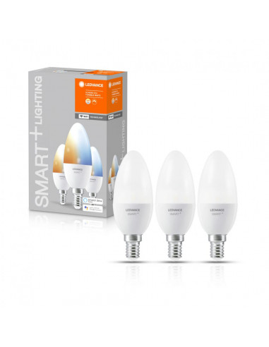 Set 3 becuri Led Ledvance SMART+ WiFi Candle Tunable White