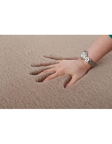 Covor Heinner Shaggy soft blanita Maro 50x90 cm,HR-FRUG90-BRW Covor Heinner Shaggy soft blanita Maro 50x90 cm,HR-FRUG90-BRW