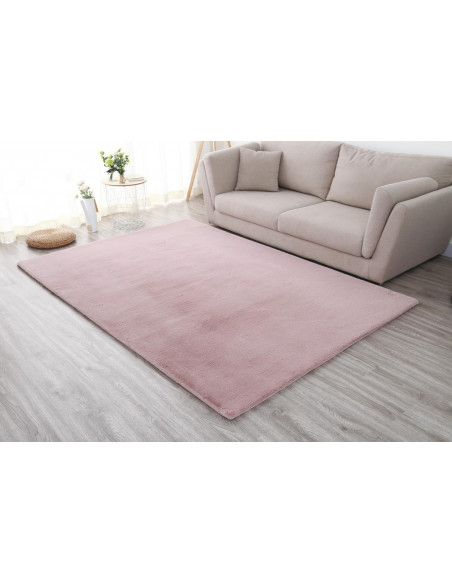 Covor Heinner Shaggy soft blanita Roz Pudra 160x230